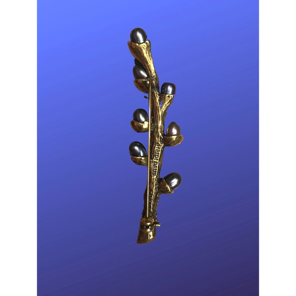 HEIDI DAUS “Pretty Pussy Willow” Pin Brooch, Signed, RETIRED/SOLD OUT, NWOB - Picture 3 of 5